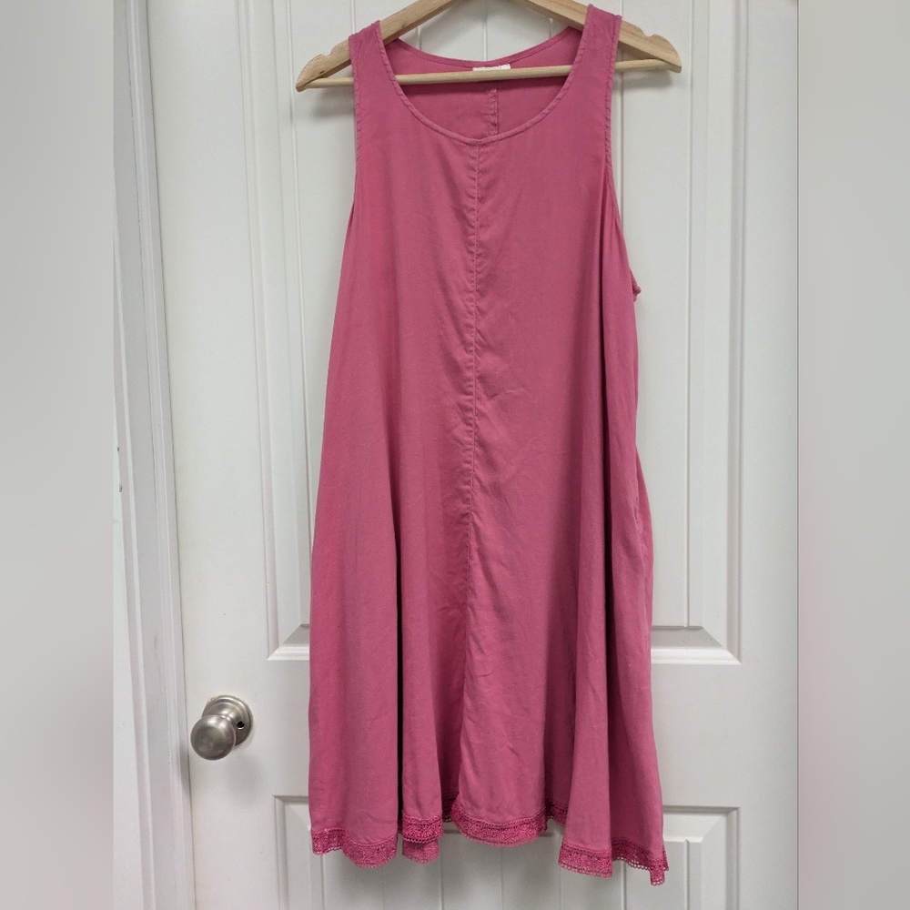 Kleen Pink Sleeveless Mini Dress